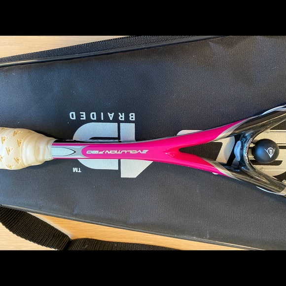 Dunlop Aerogel Squash Racket, Goggles & 2 Balls - Picture 3 of 7